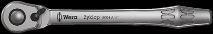 8004 A Zyklop Metal Ratchet with switch lever and 1/4" drive