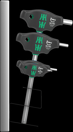 454/7 HF Set 2 Screwdriver set T-handle Hex-Plus screwdrivers with holding function, 7 pieces