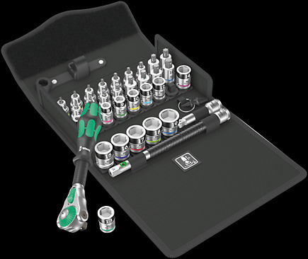 8100 SB All-in Zyklop Speed ratchet set, 3/8
