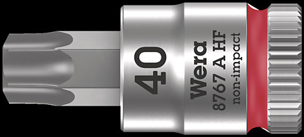 8767 A HF TORX® Zyklop bit socket with holding function, 1/4" drive