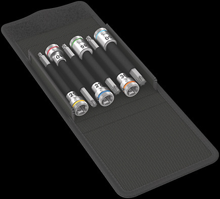 8767 B TORX® HF 1 sada zástrčných nástavců Zyklop TORX®, s přidržovací funkcí, upínací část 3/8