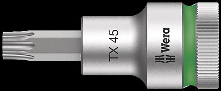 8767 C HF TORX® Zyklop bit socket with 1/2" drive with holding function