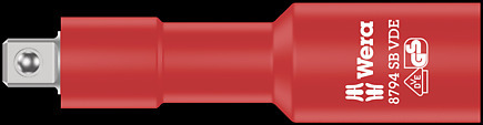 8794 SB VDE Zyklop extension, insulated, short, 3/8"