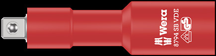 8794 SB VDE Zyklop förlängning, isolerad, kort, 3/8