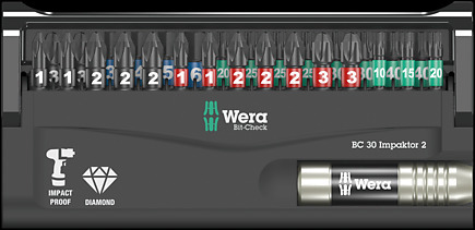 Bit-Check 30 Impaktor 2, 30 pieces
