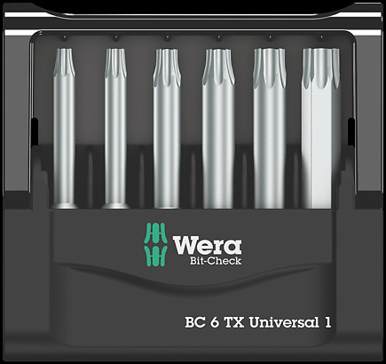 Bit-Check 6 TX Universal 1 SB, 6 pieces