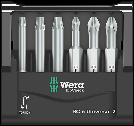 Bit-Check 6 Universal 2, 6‑teilig