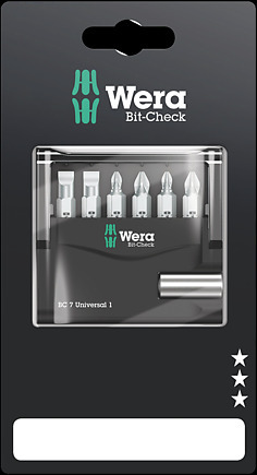 Bit-Check 7 Universal 1 SB, 7 pieces