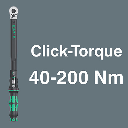 Click-Torque C 3 Set 1, 40-200 Nm, 13 pieces - Wera Product finder