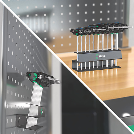 With useful metal rack