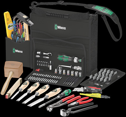 WERA-05134011001-Wera 2go H 1 - Conjunto de herramientas para usuarios de  madera