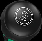 1855 PZ Kraftform Ball-Grip Destornillador de ranura en cruz