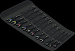6000 Joker Black Edition 11 set 1 steek-ringratelsleutelset, 11&#8209;delig