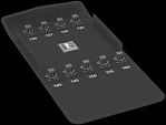 9406 Caja de material textil 8767 C TORX® HF 3, vacío