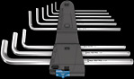 950/9 L Hex-Plus HF 1 L-key set, metric, chrome-plated, with holding function, 9&nbsp;pieces