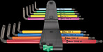 967/9 TX XL Multicolour 1 Juego de llaves acodadas TORX®, versión larga, 9&nbsp;piezas