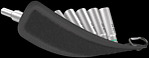 Belt A Deep 1 Kit chiavi a bussola, attacco da 1/4", 9&nbsp;pezzi