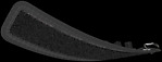 Belt B (textile belt), 9 location, unloaded