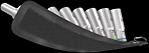 Belt B Deep 1 Jeu de douilles 3/8", 9&nbsp;pièces