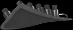 サイクロップ ソケットレール（布製ベルト）10個用、3/8", 71&nbsp;x&nbsp;209&nbsp;mm