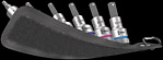 Belt C 2 Zyklop In-Hex-Plus bit socket set with holding function, 1/2" drive, 6&nbsp;pieces