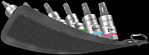 Belt C 3 TORX® HF Zyklop bit socket set with holding function, 1/2" drive, 6&nbsp;pieces