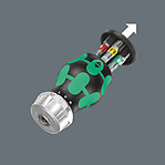 Handle with integrated bit magazine