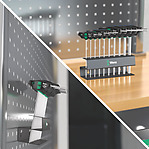 With useful metal rack