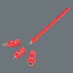 Compatible avec les douilles 1/4" et douilles-embouts 1/4" isolées Wera