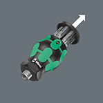 Handle with integrated bit magazine