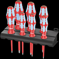3167 i/7 TORX® Screwdriver set, stainless and rack