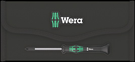 Textile Pouches and Boxes for Screwdrivers, empty - Wera Product