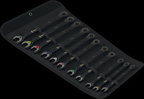 6000 Joker Black Edition 11 Set 1 Juego de llaves carraca combinadas de boca y anillo, 11&nbsp;piezas